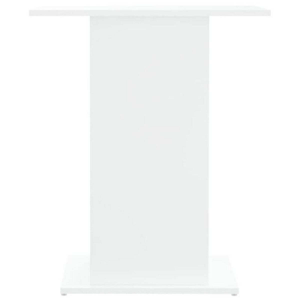 VIDAXL Support pour aquarium blanc 60,5x36x72,5 cm bois d ingénierie