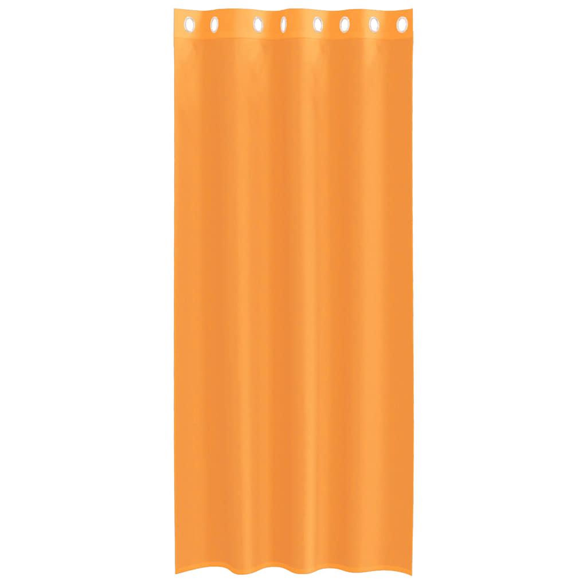 Voir la diapositive 4 : VIDAXL Rideaux en voile avec œillets 2 pcs orange 140x225 cm