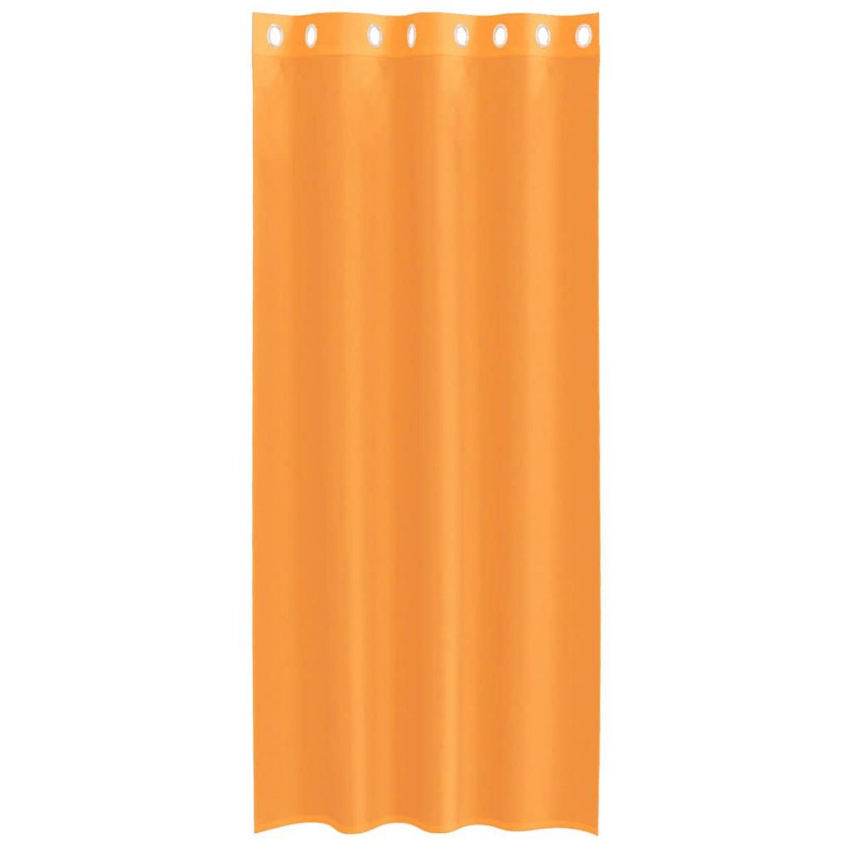 VIDAXL Rideaux en voile avec œillets 2 pcs orange 140x225 cm