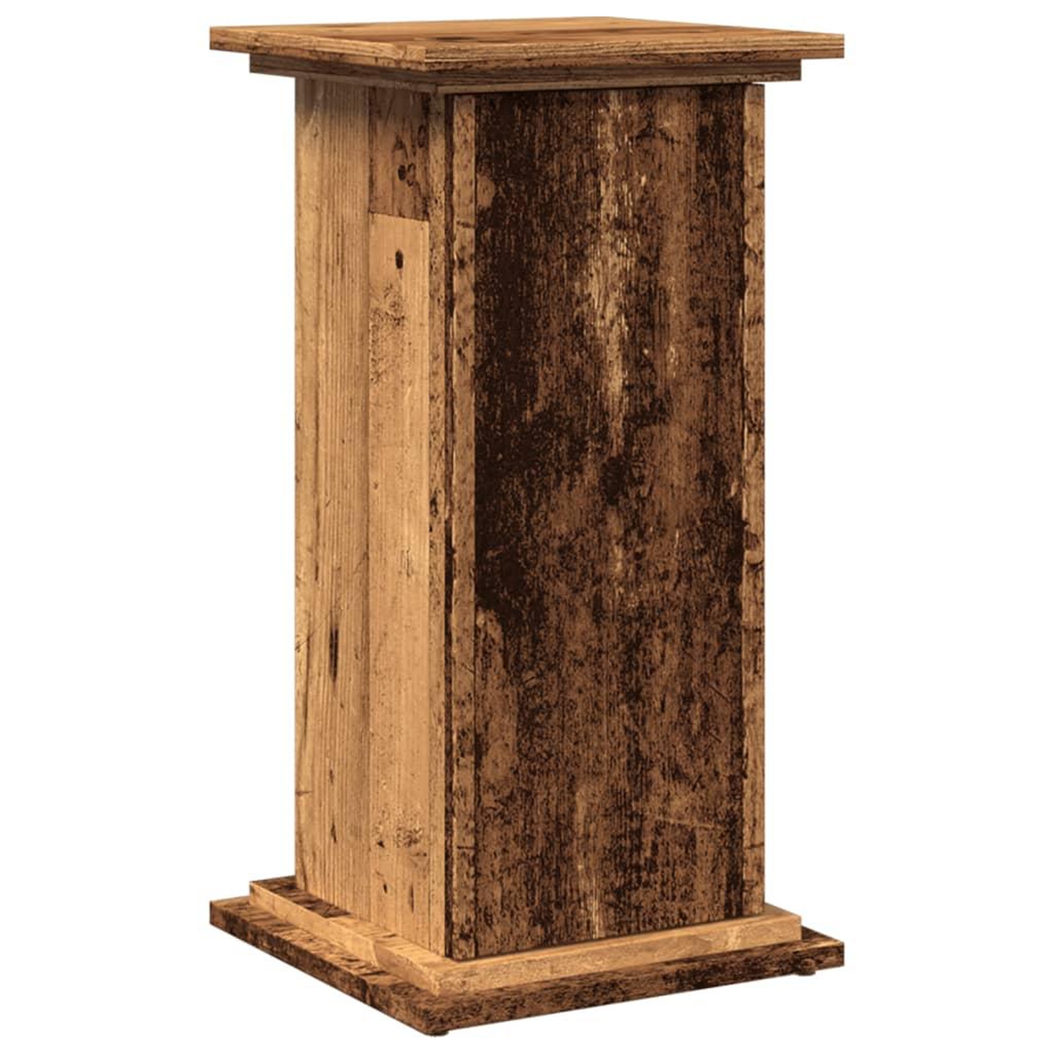 Voir la diapositive 2 : VIDAXL Piedestal avec rangement vieux bois bois d'ingenierie
