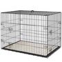 Voir la diapositive 2 : PAWHUT Cage caisse de transport pliable pour chien 91 x 62 x 68 cm avec coussin