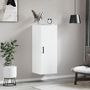 Voir la diapositive 3 : VIDAXL Armoire murale blanc 34,5x34x90 cm