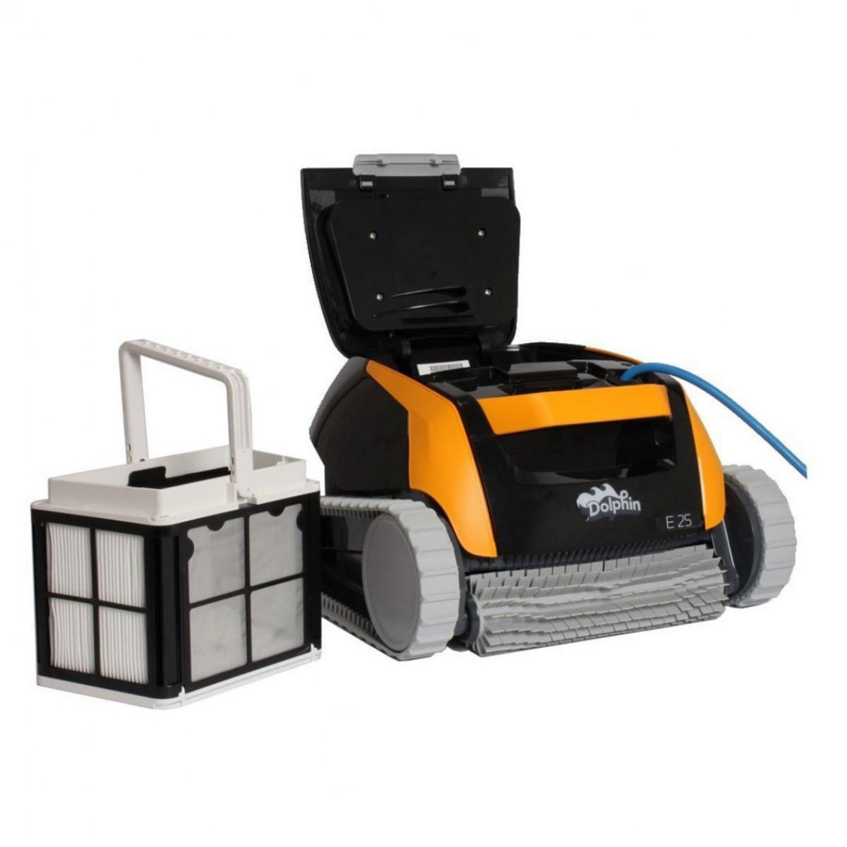 Dolphin Robot electrique de piscine fond et parois programmable avec chariot - e25 + caddy