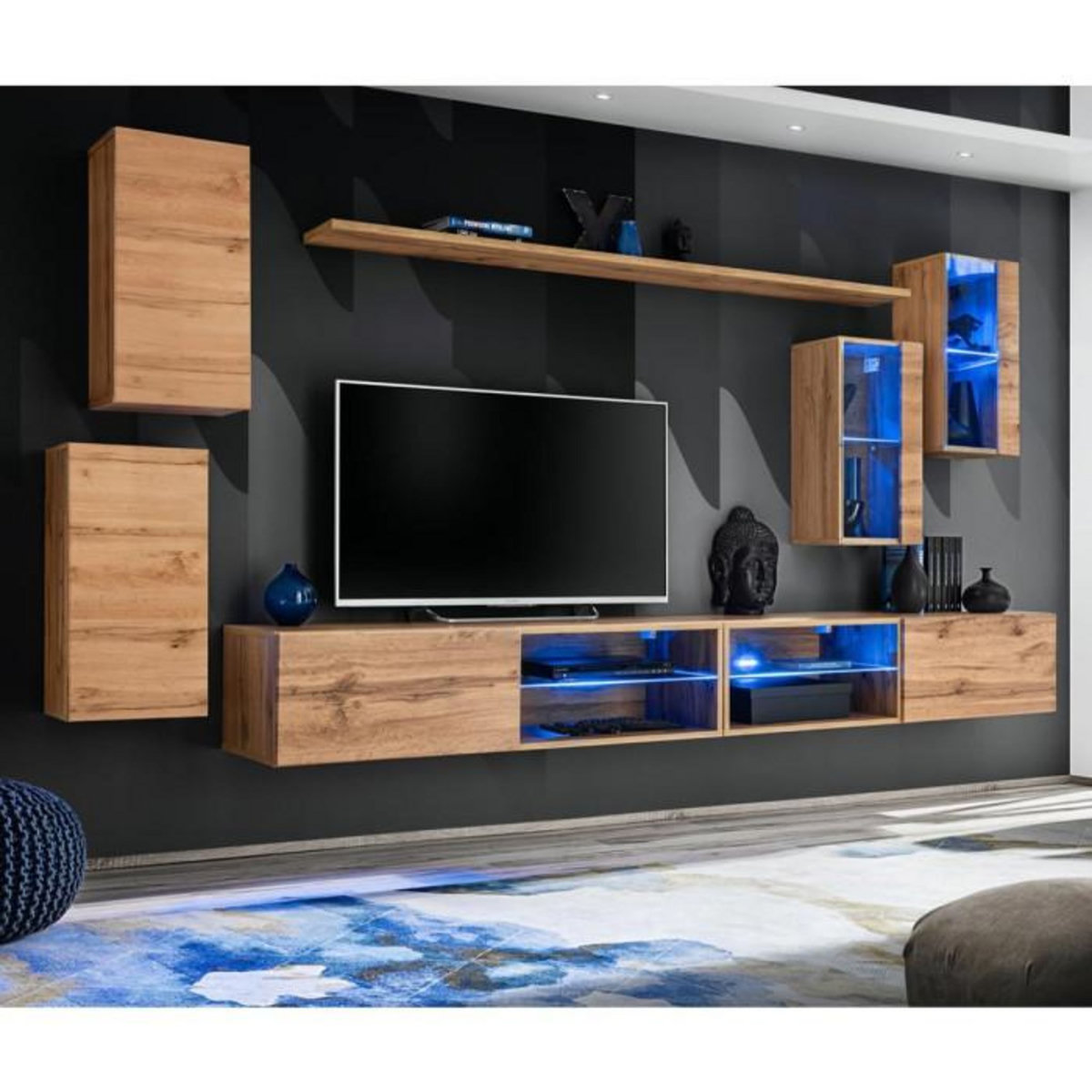 Paris Prix Ensemble Meuble TV  Switch XXV  280cm Naturel