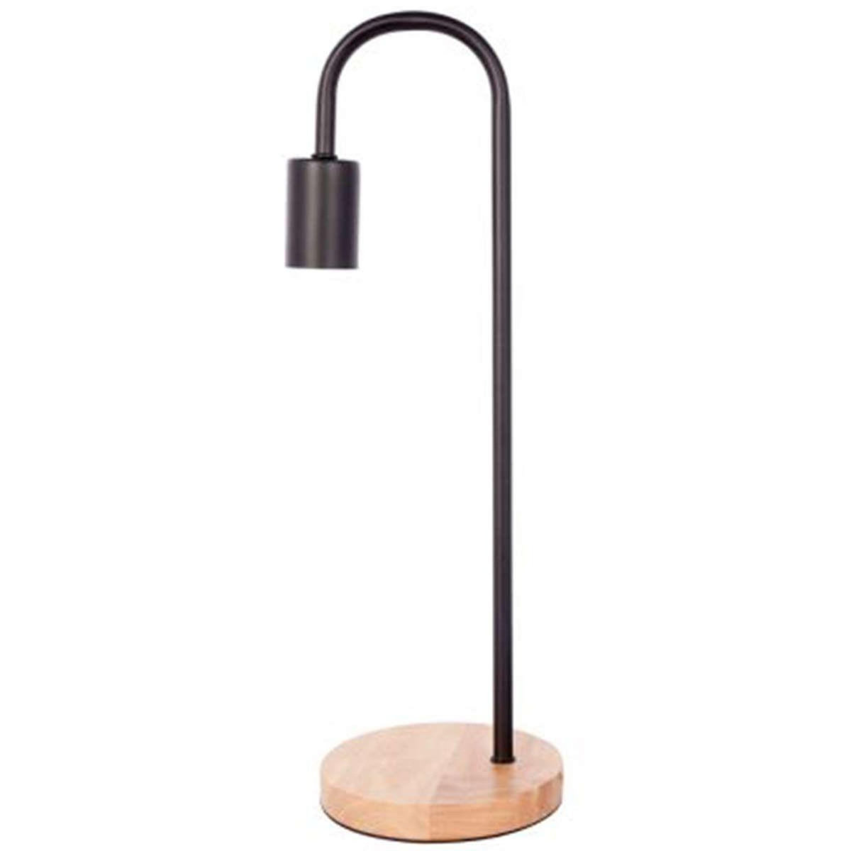 Paris Prix Lampe à Poser Bois & Métal  Vinara  47cm Noir