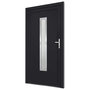 Voir la diapositive 4 : VIDAXL Porte d'entree anthracite 88x200 cm PVC
