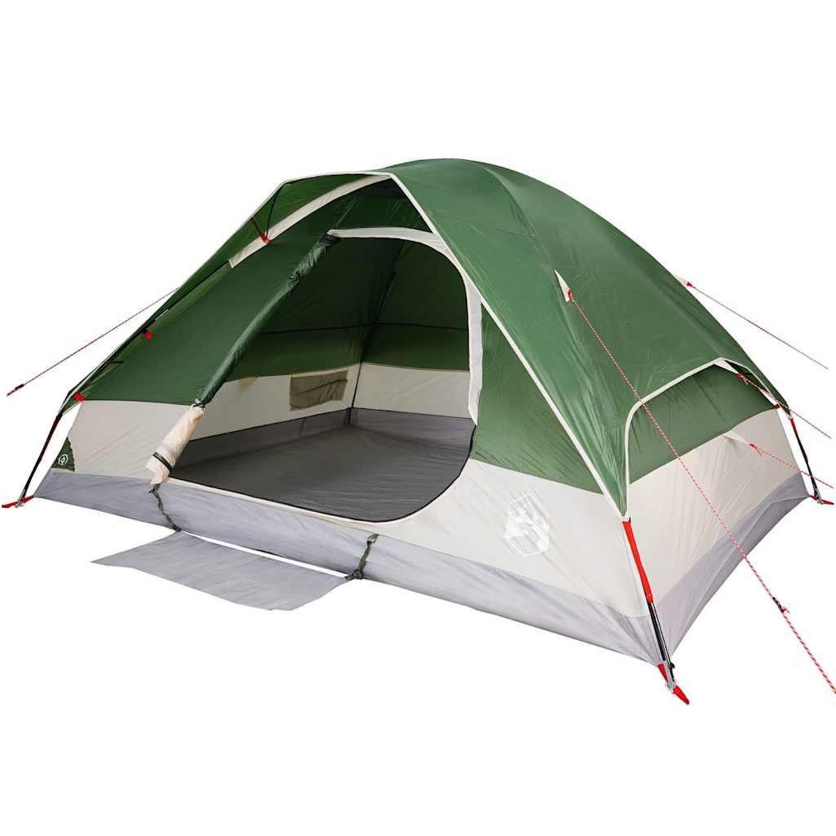 VIDAXL Tente familiale a dome 6 personnes vert impermeable