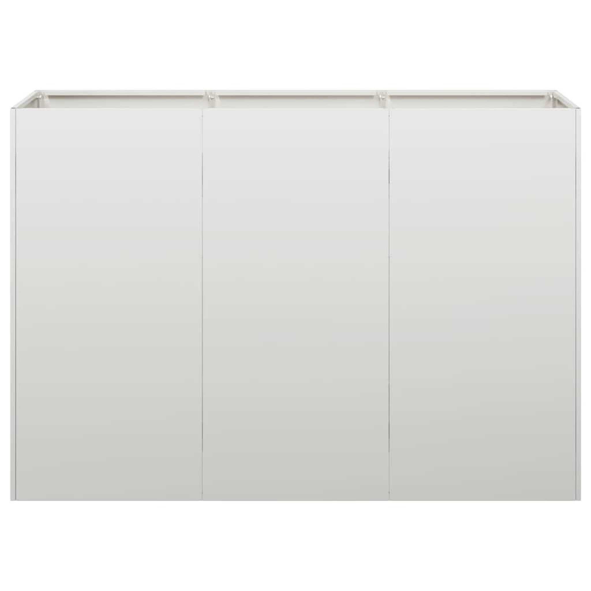 Voir la diapositive 4 : VIDAXL Jardiniere 120x40x80 cm acier inoxydable