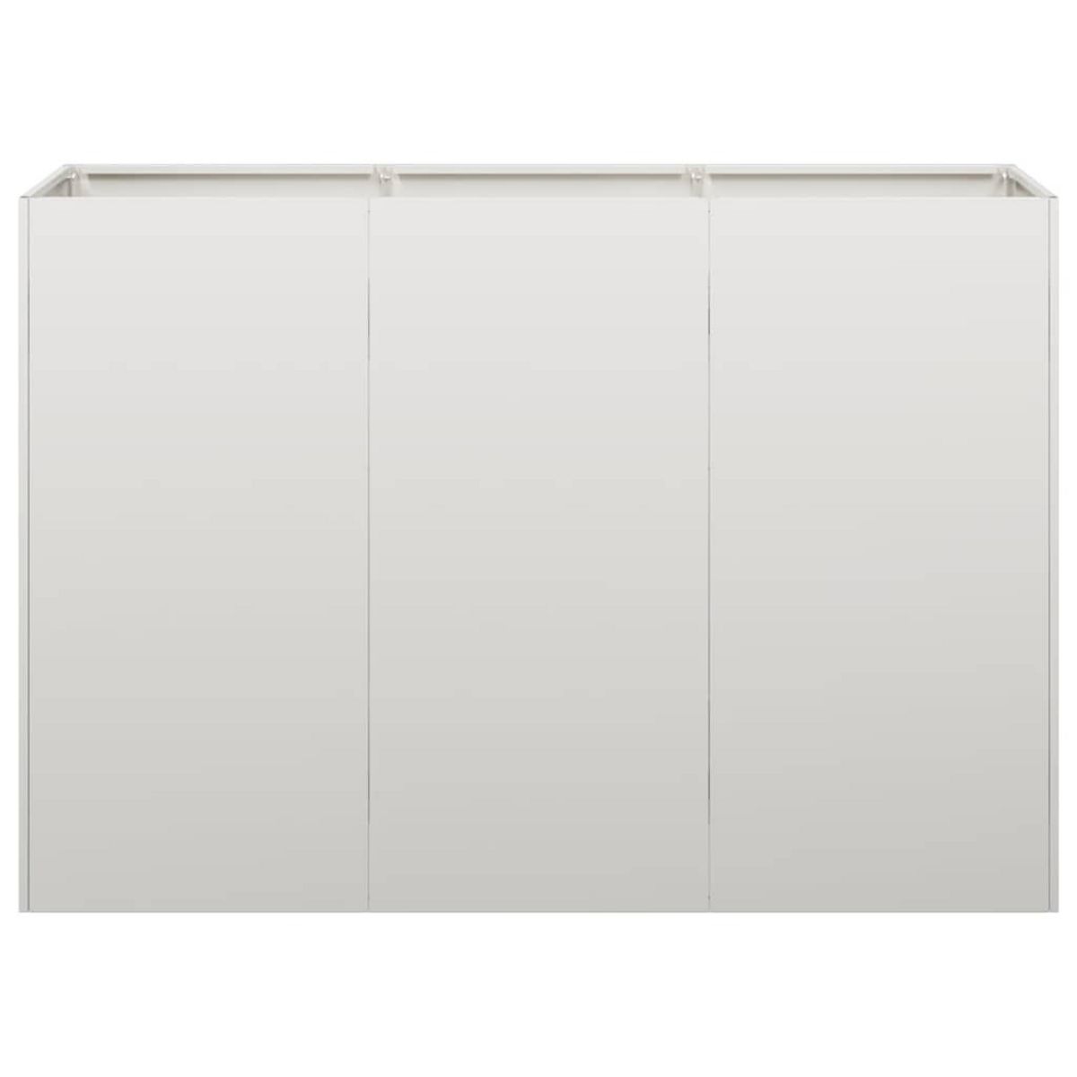 VIDAXL Jardiniere 120x40x80 cm acier inoxydable