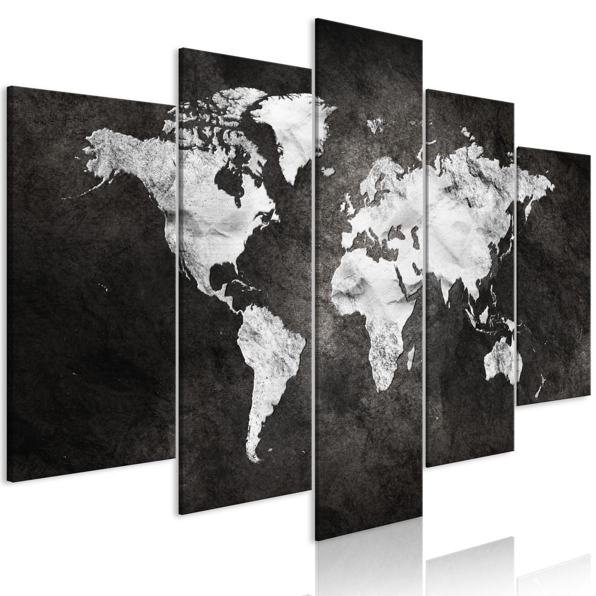 Voir la diapositive 1 : Paris Prix Tableau Imprimé 5 Panneaux  Dark World Wide