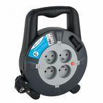 Electraline Enrouleur de câble électrique ménager avec terre L. 5 m ho5vvf 3g1.5