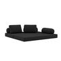 Voir la diapositive 6 : LISA DESIGN Lonny - canapé 3 places convertible en velours côtelé
