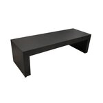 Invicta Banc 1.6m noir sable pour poêle à bois - P696128