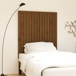 VIDAXL Tete de lit murale Marron miel 95,5x3x110 cm Bois massif de pin