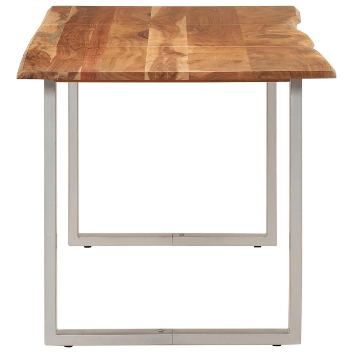 VIDAXL Table de salle a manger 154x80x76 cm Bois d'acacia solide