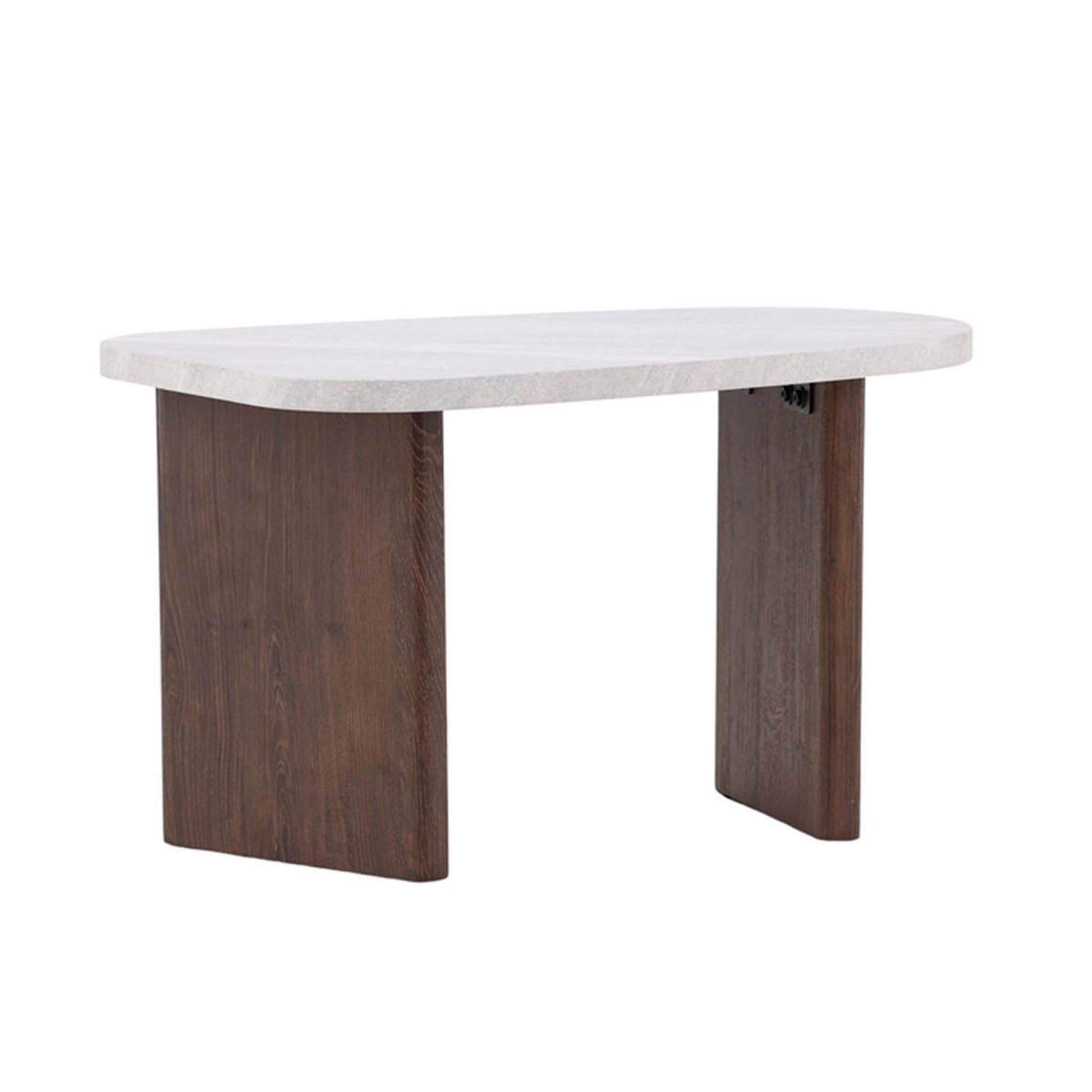 Paris Prix Table d'appoint effet béton  gronvik  70cm gris clair