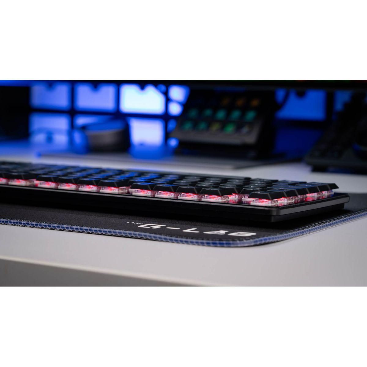 THE G-LAB Clavier gamer KEYZ PLATINIUM FR