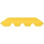 Voir la diapositive 3 : VIDAXL Toit de rechange de balançoire Jaune 150/130x105/70 cm