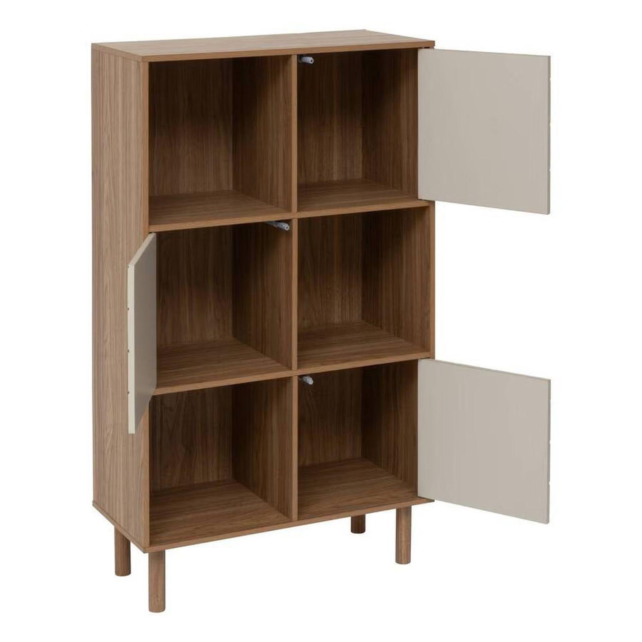 Voir la diapositive 3 : FIVE Etagère 6 cases mix n match - marron