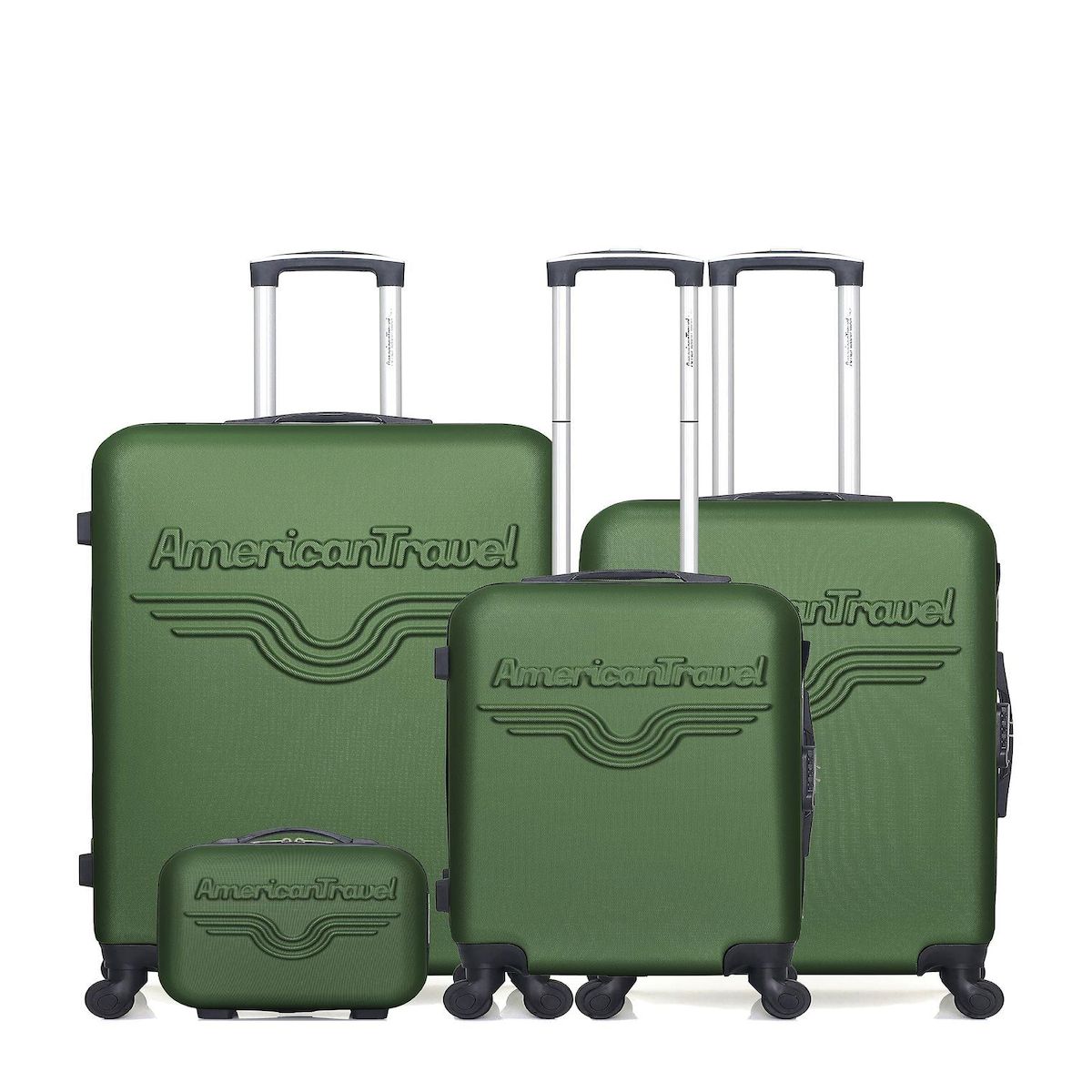 AMERICAN TRAVEL AMERICAN TRAVEL - Set de 4 Valises CHELSEA-C 75 cm 4 Roues