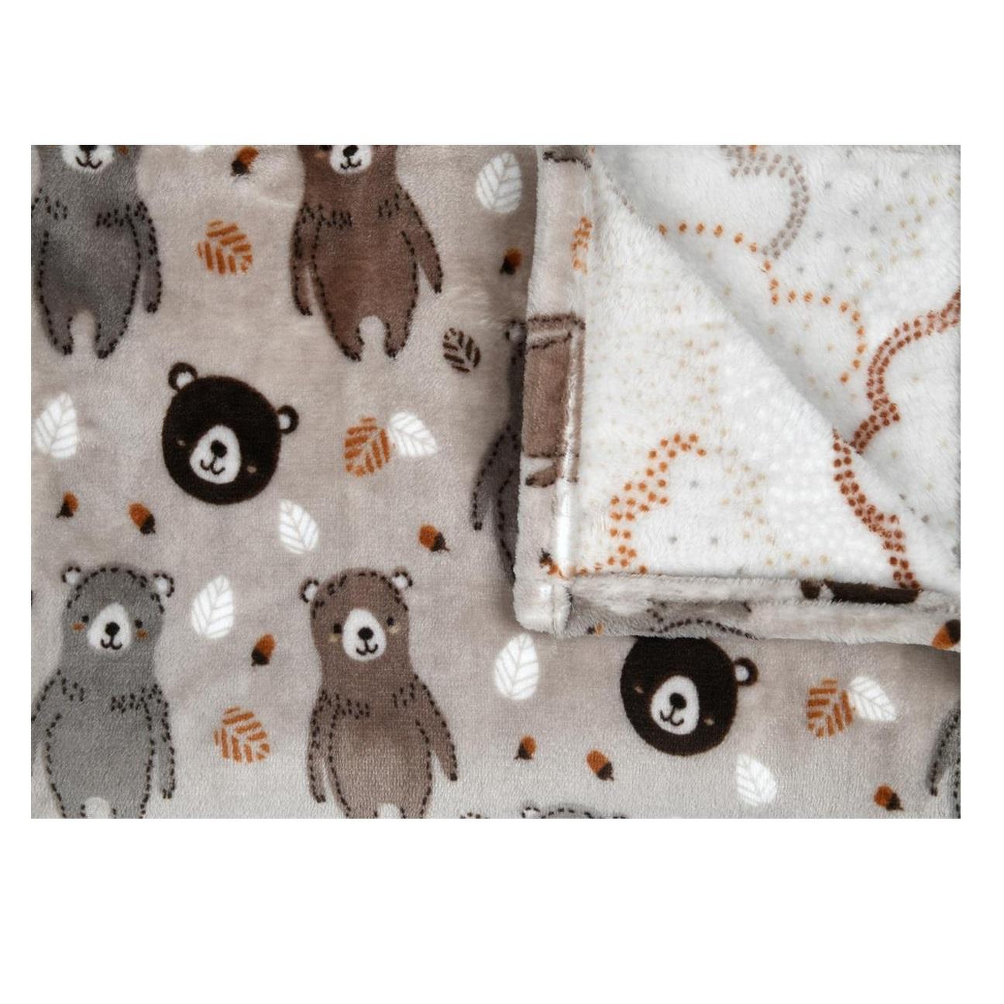 Voir la diapositive 2 : Eden Plaid ourson design et moderne