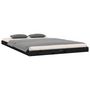 Voir la diapositive 3 : VIDAXL Cadre de lit sans matelas noir 120x200 cm bois de pin massif