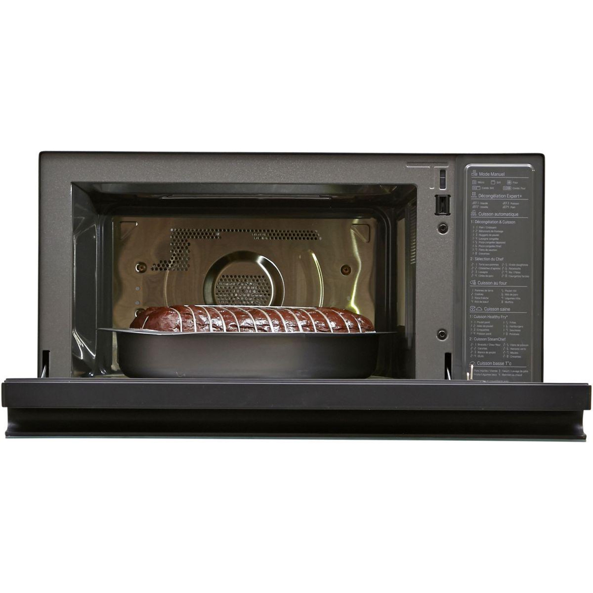 Voir la diapositive 2 : LG Micro ondes combiné EX MJ3965BCR Neochef