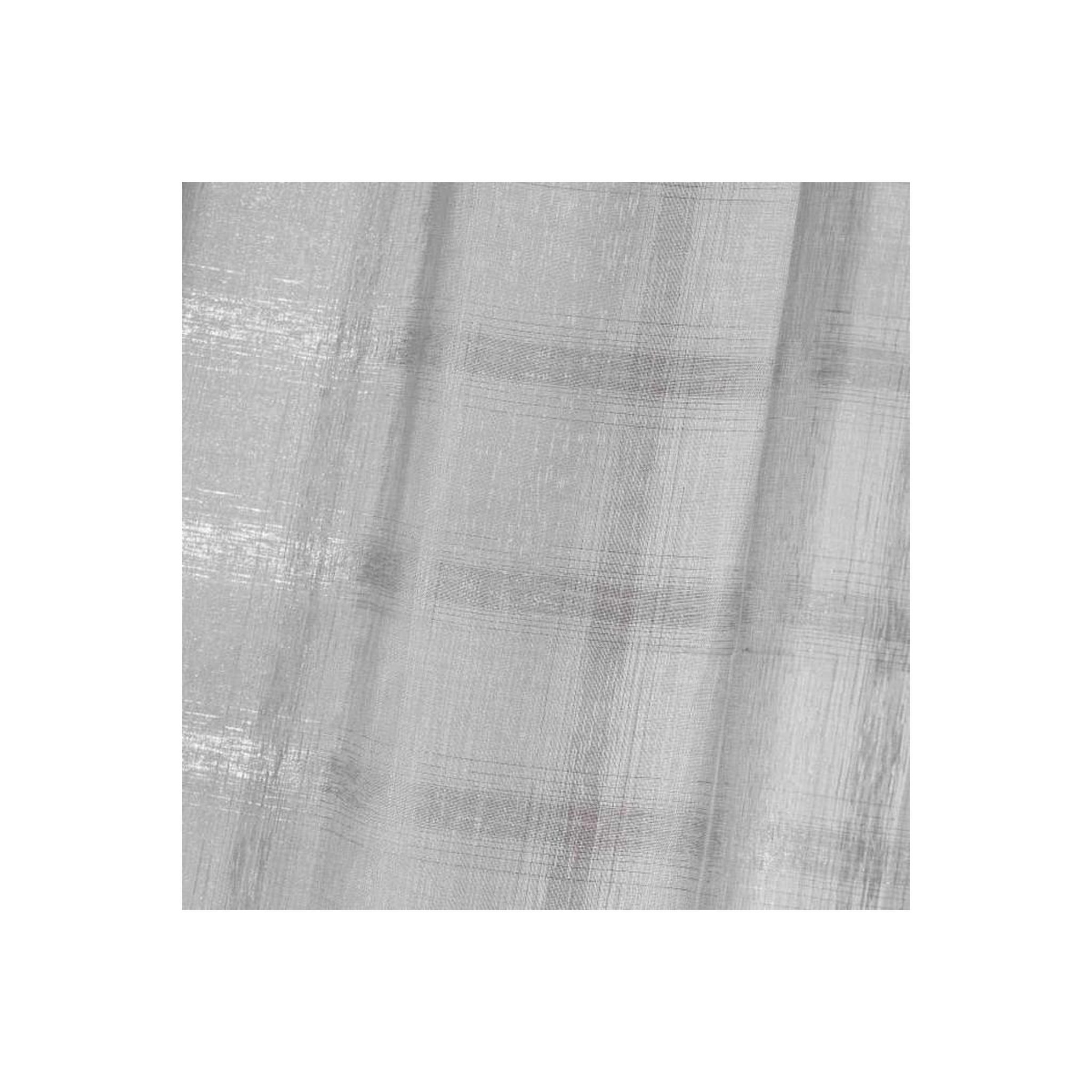 Voir la diapositive 2 : Douceur d'Intérieur Paire de voilages passe-tringle  candide  70x200cm gris