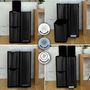 Voir la diapositive 6 : Kitchen move Poubelle de cuisine tri sélectif HAJA Noir Acier inoxydable 60L