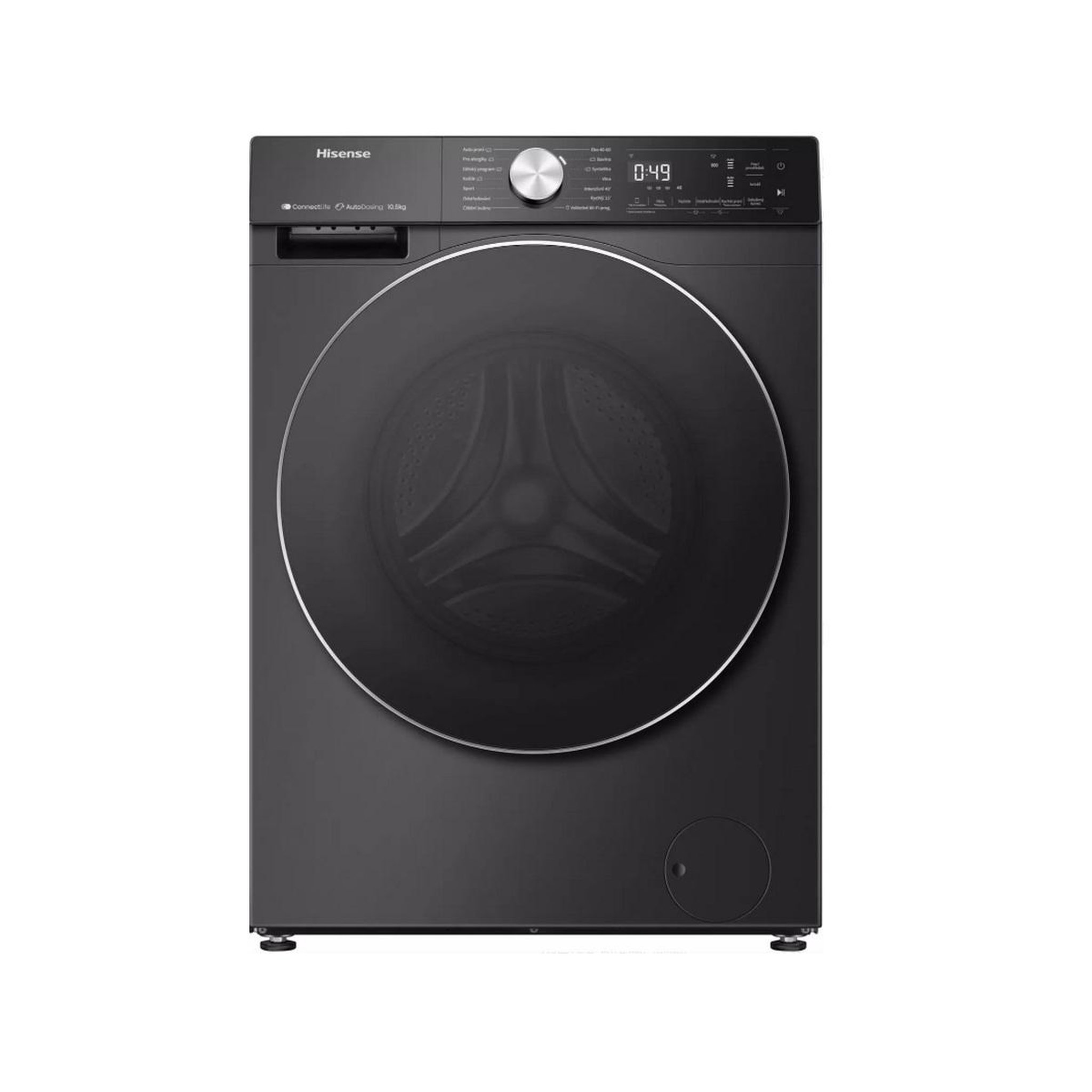 Hisense Lave-linge frontal 10.5 kg 1400 tours/min noir - wf5s1045bb