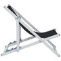 Voir la diapositive 5 : VIDAXL Chaises de plage pliantes lot de 2 noir aluminium et textilene
