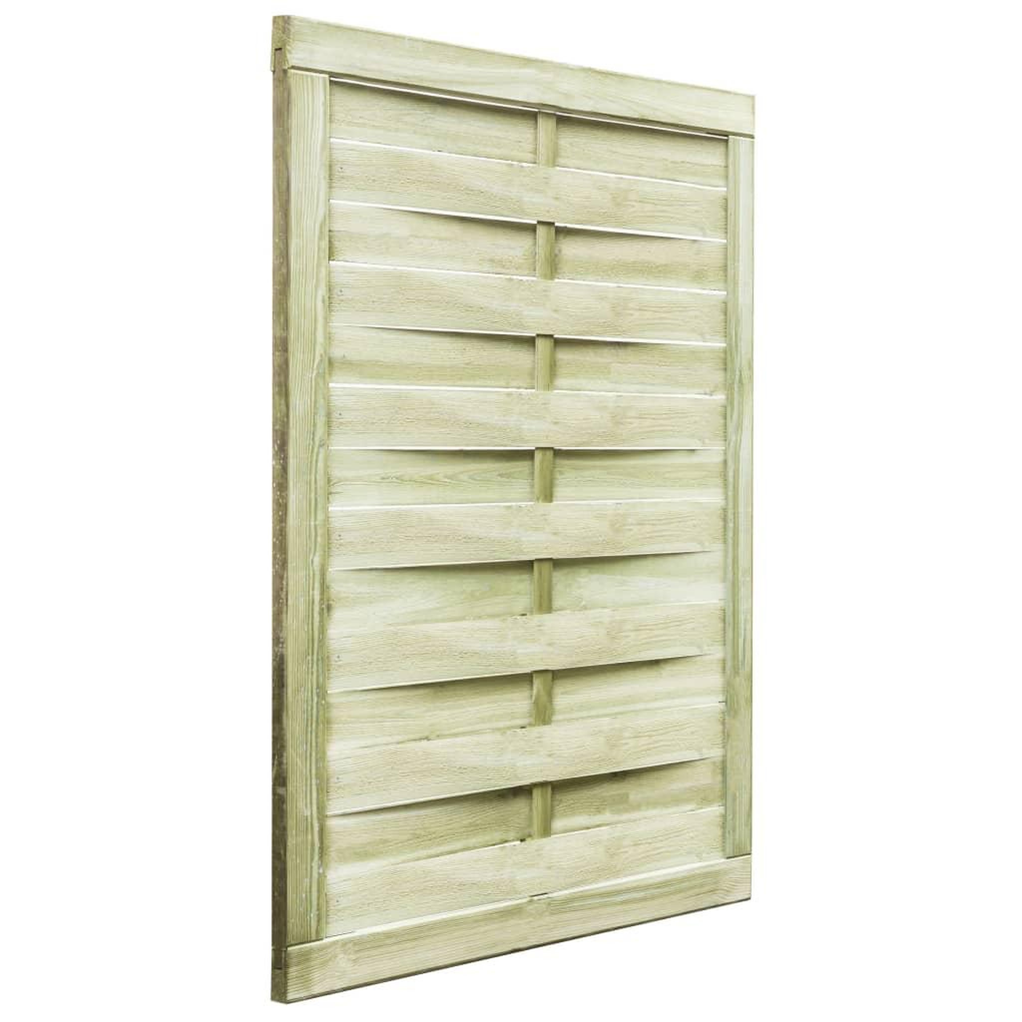 Voir la diapositive 2 : VIDAXL Portillon Bois de pin impregne 100x125 cm Vert