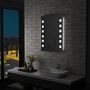Voir la diapositive 1 : VIDAXL Miroir mural a LED pour salle de bains 60x80 cm