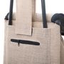 Voir la diapositive 3 : FIVE Chariot de Marché  Jute  33L Beige