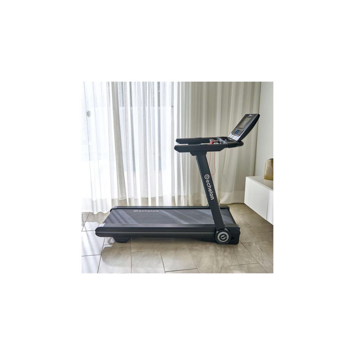 ECHELON Tapis de course pliable connecté - Modèle STRIDE 6S-10 - ECHELON - Maison/Appartement - Écran HD 10 pouces