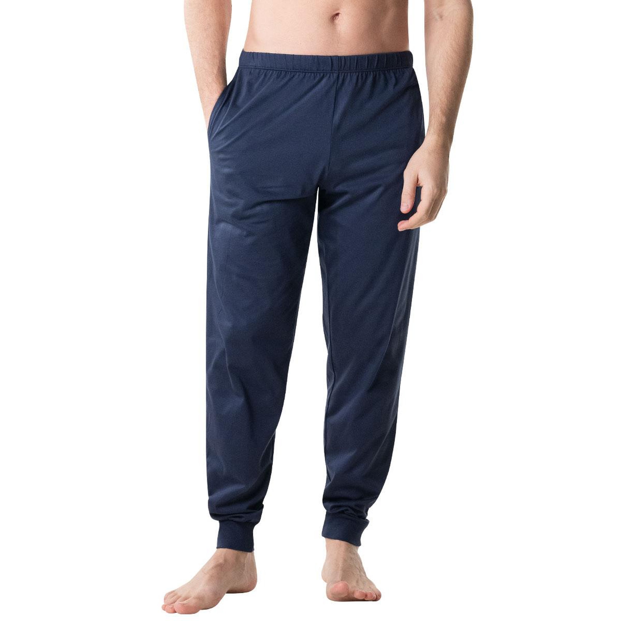 Voir la diapositive 2 : Eminence Pyjama long col rond homme Mercerisé