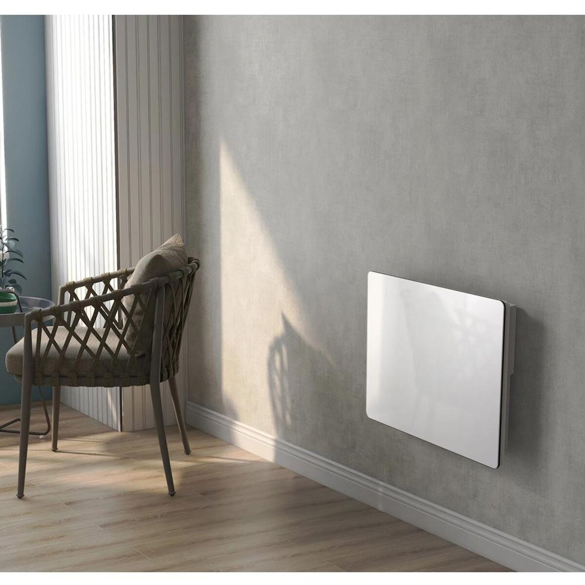 KALIA Radiateur électrique à inertie sèche céramique 1000w verre - bat-ht10hb