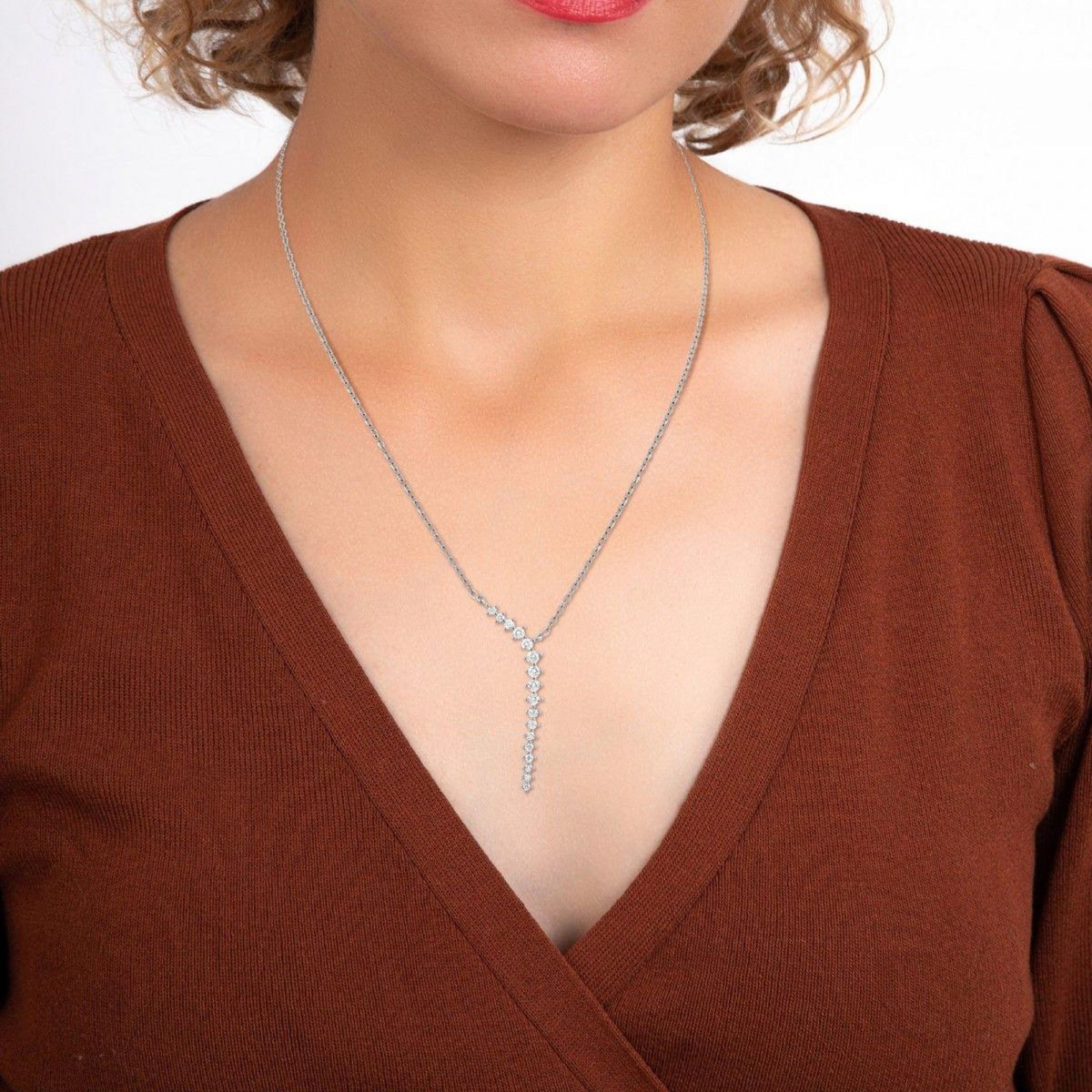 SC CRYSTAL Collier SC Crystal orné de Zirconium