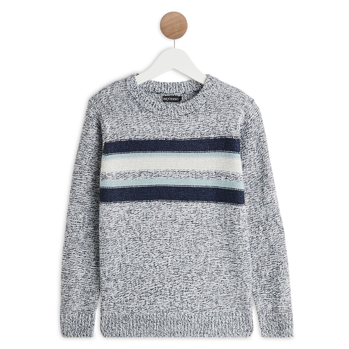 IN EXTENSO Pull col rond garçon