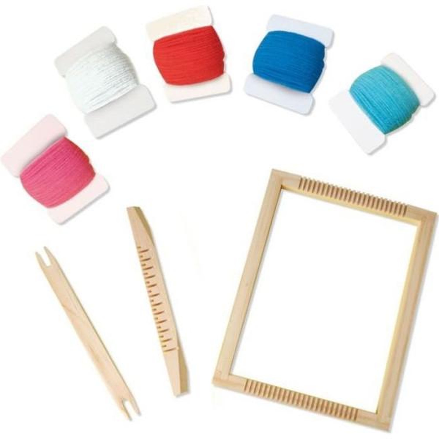 SES CREATIVE Jeu de Tissage Avec fils de différentes couleurs Lot de 2 - vue 8