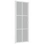 Voir la diapositive 2 : VIDAXL Porte interieure 76x201,5 cm Blanc Verre mat et aluminium