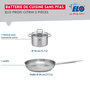 Voir la diapositive 2 : ELO Ensemble de 1 Poêle de cuisson 24 cm et 1 faitout 16 cm Elo Profi Citrin