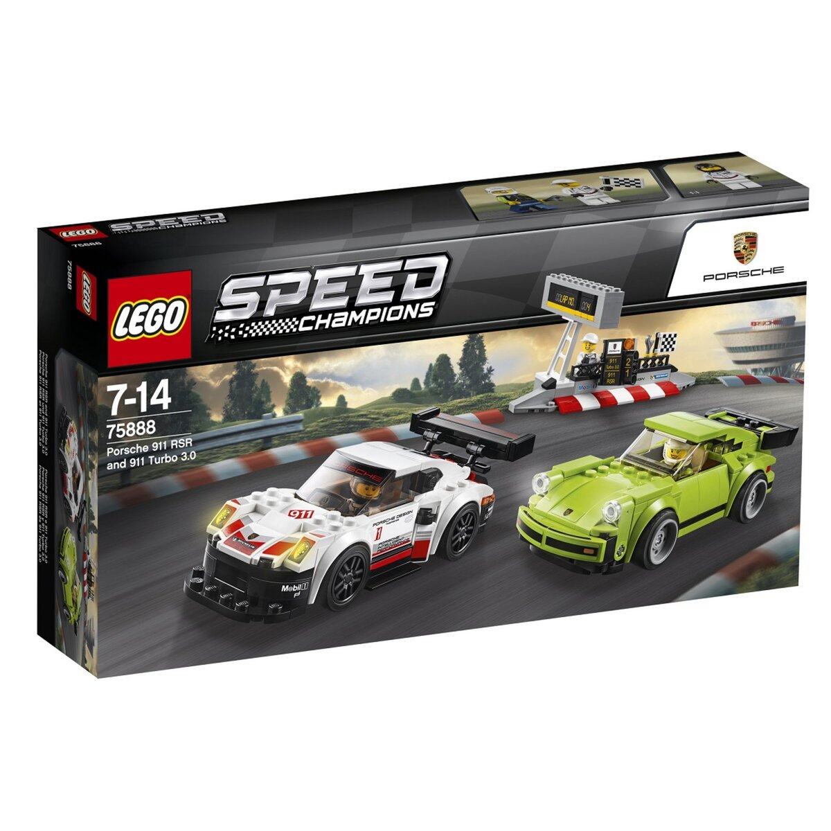 LEGO Speed Champions 75888 - Porshe 911 RSR et 911 Turbo 3.0