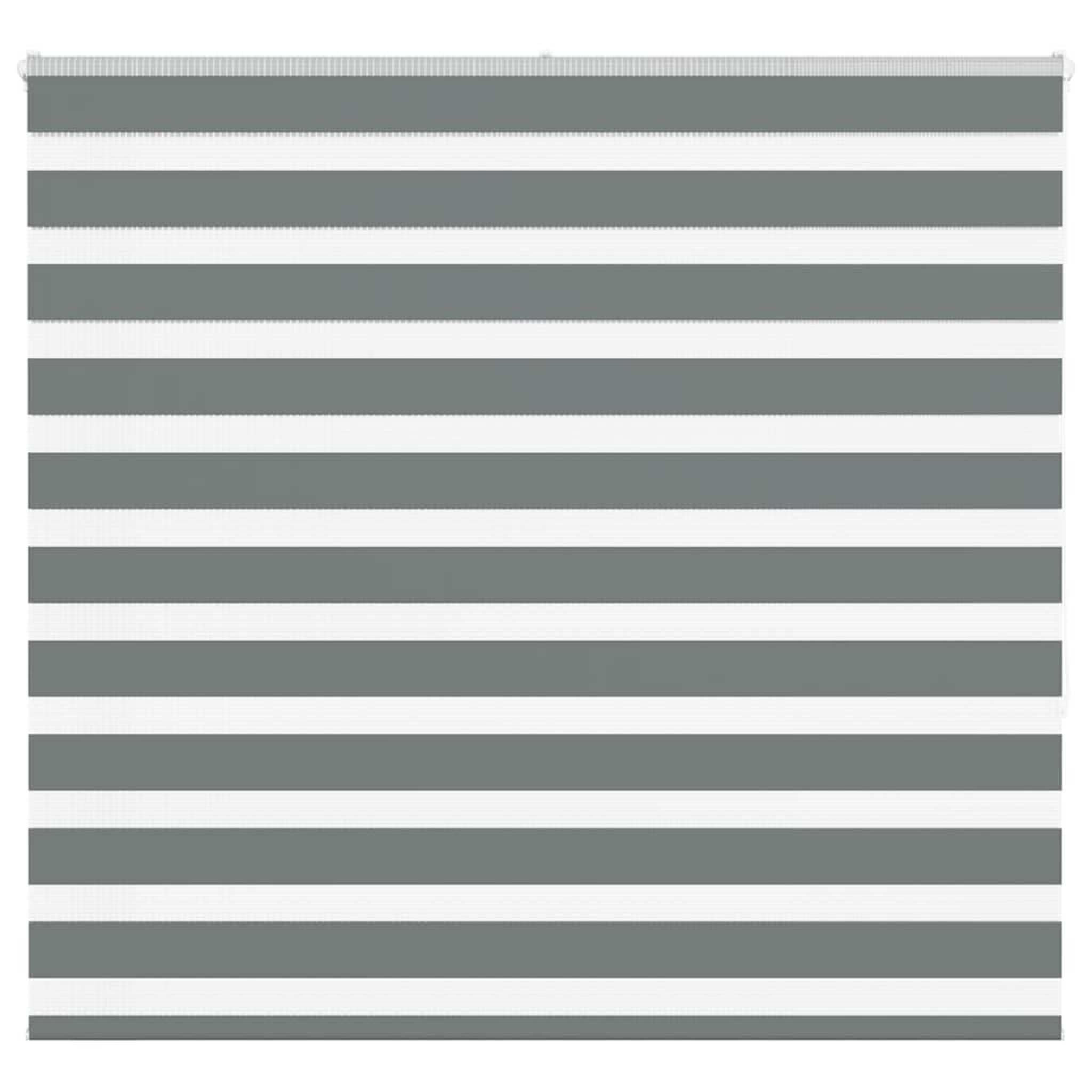 VIDAXL Store zebre gris fonce largeur du tissu 155,9 cm polyester