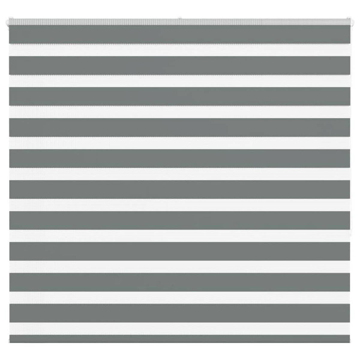 VIDAXL Store zebre gris fonce largeur du tissu 155,9 cm polyester