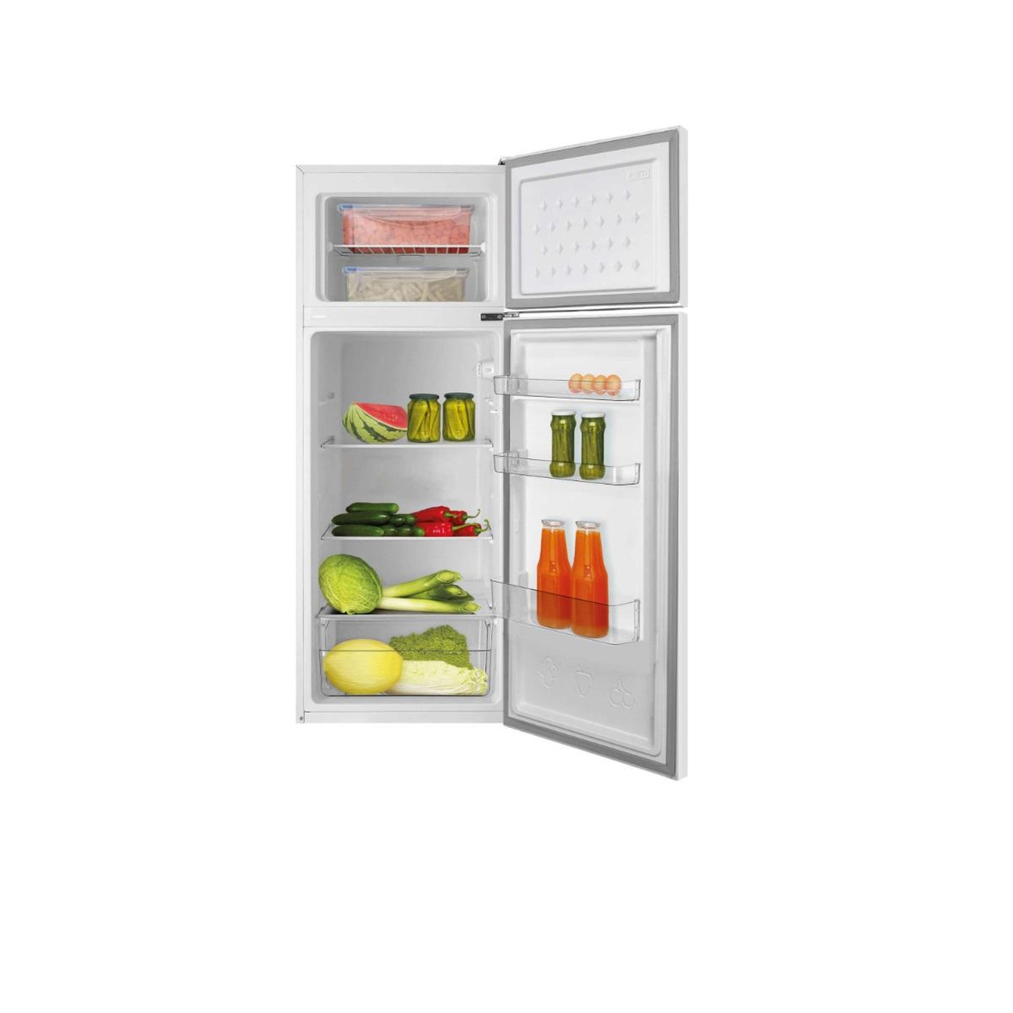 Voir la diapositive 3 : Fagor Réfrigérateur combiné 54cm 211l blanc - ff7212w