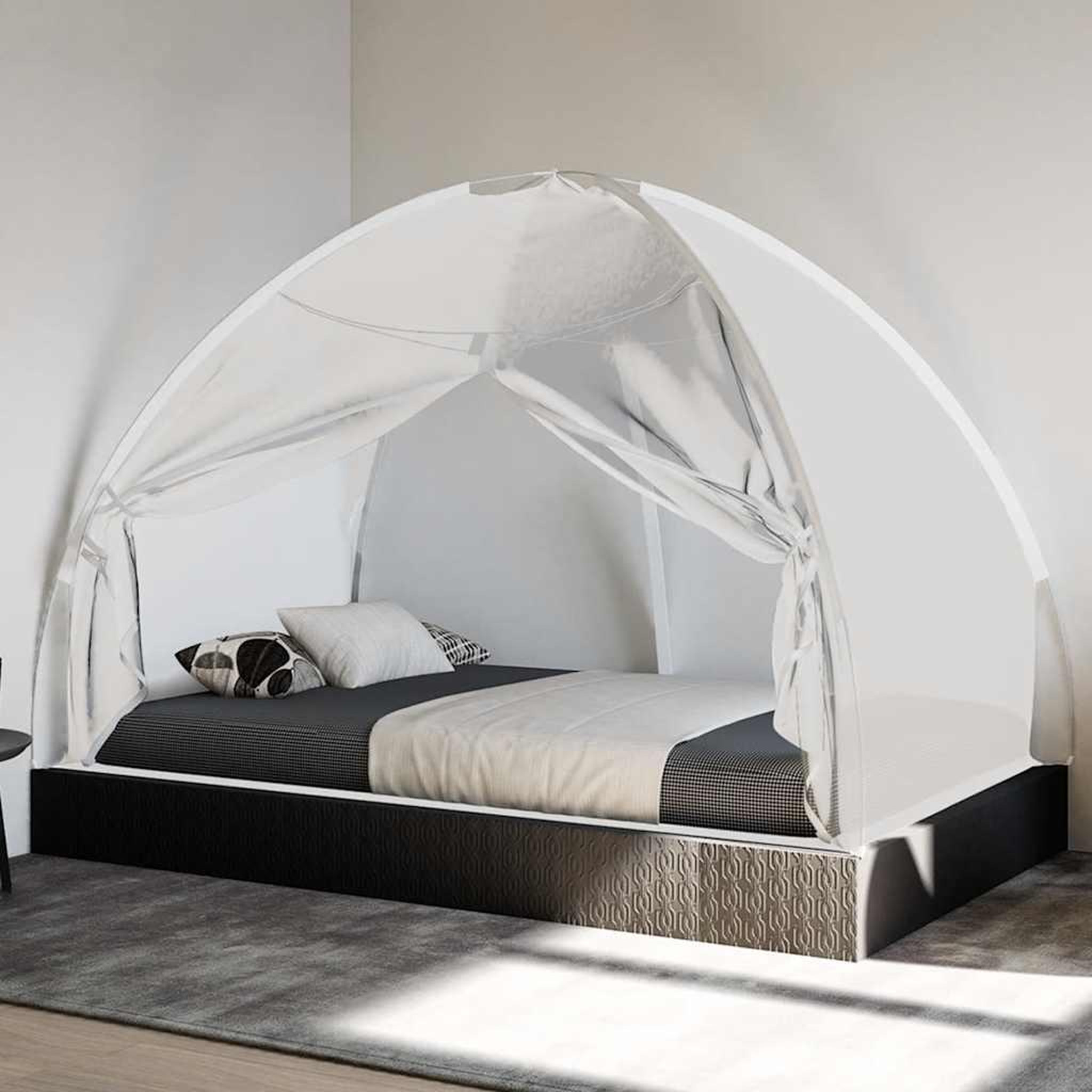 Voir la diapositive 3 : VIDAXL Moustiquaire mongole avec portes 220 maille blanc 200x120x130cm