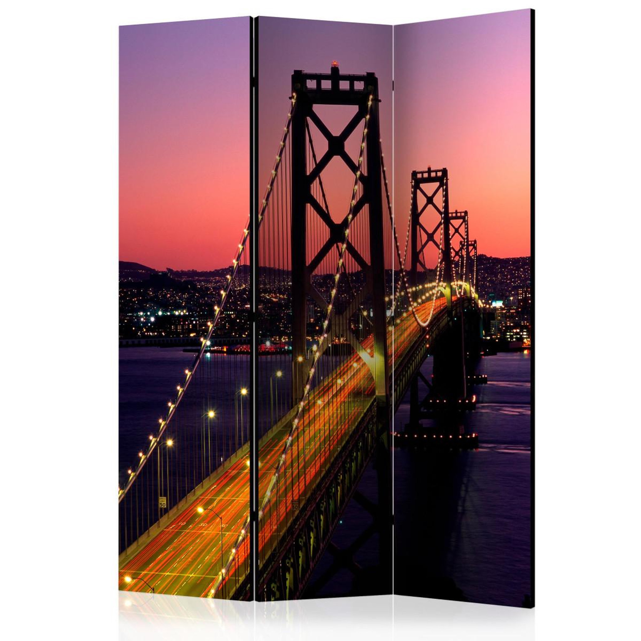 Paris Prix Paravent 3 volets  charming evening in san francisco  135x172cm