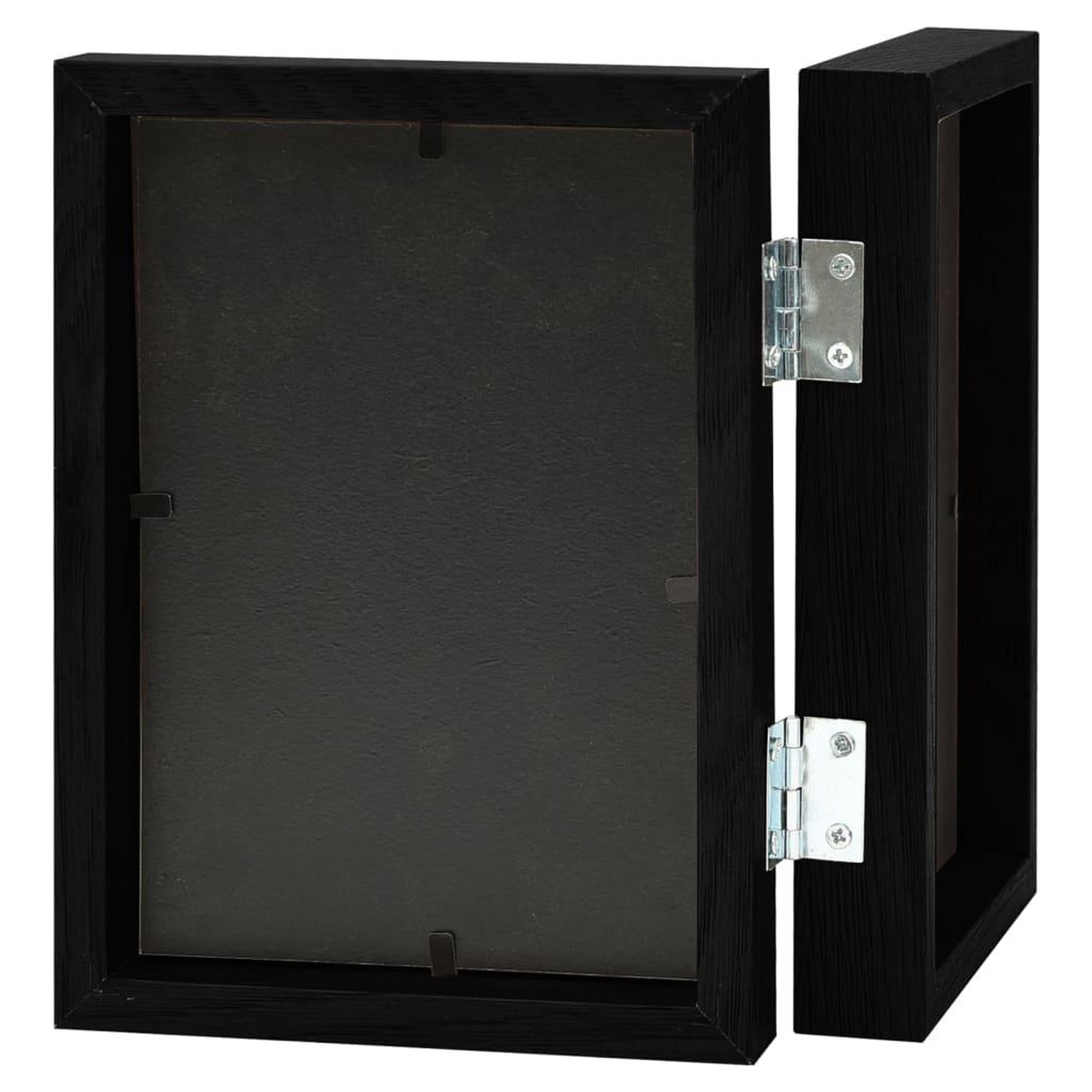 Voir la diapositive 3 : VIDAXL Cadre photo depliable en deux Noir 2x(13x18 cm)