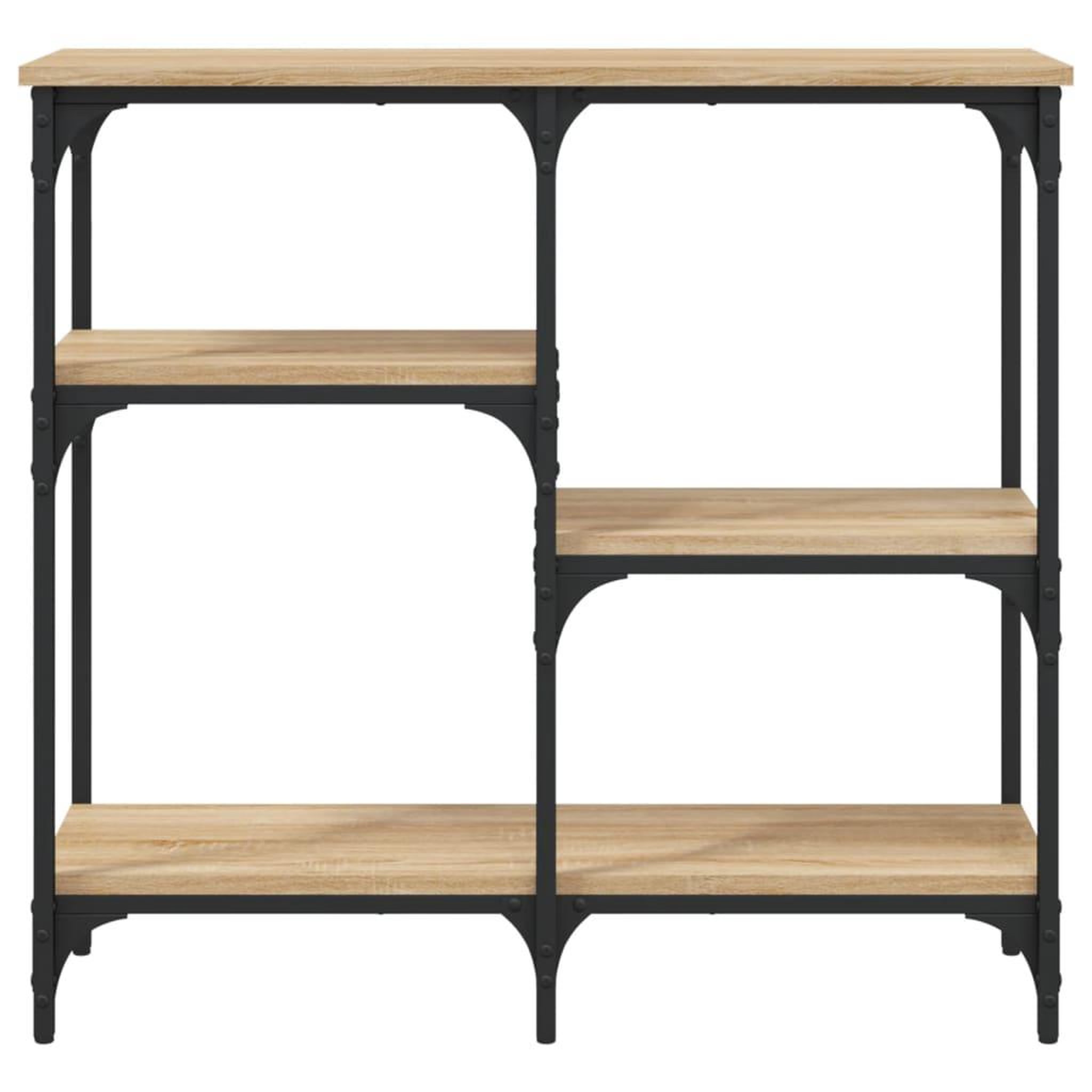Voir la diapositive 4 : VIDAXL Table console chene sonoma 80x29x75 cm bois d'ingenierie